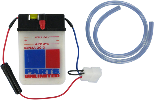 Parts Unlimited Battery R6N2A-2C-3