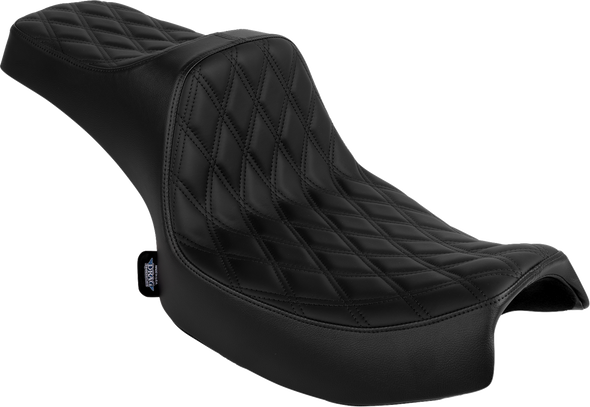 Drag Specialties Seats Seat Pred.3 2-Up Dd Blk Solar 20-25 Challenger 25 Chieftain 0810-2470
