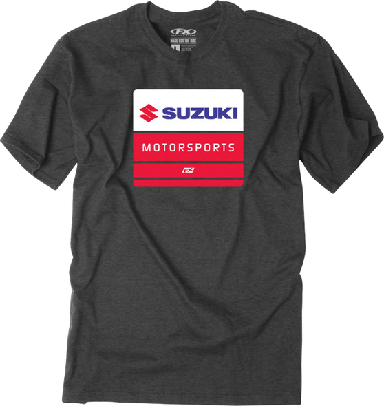 Factory Effex Tee Youth Suzuki Phase Heather Charcoal Xl 29-83406