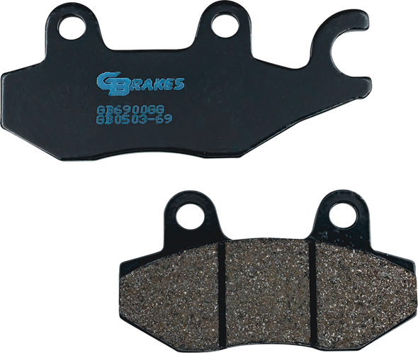 Gbrakes Brake Pads Semi-Metallic Gb0503-69 Gb0503-69