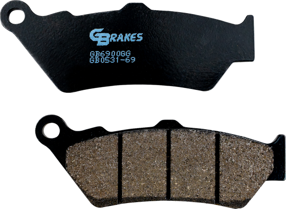 Gbrakes Brake Pads Semi-Metallic Gb0531-69 Gb0531-69