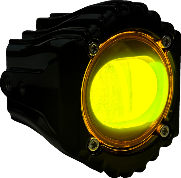 Custom Dynamics Light Fog Led Kit Shark Demon Yellow Sd-Fog-Or-Y