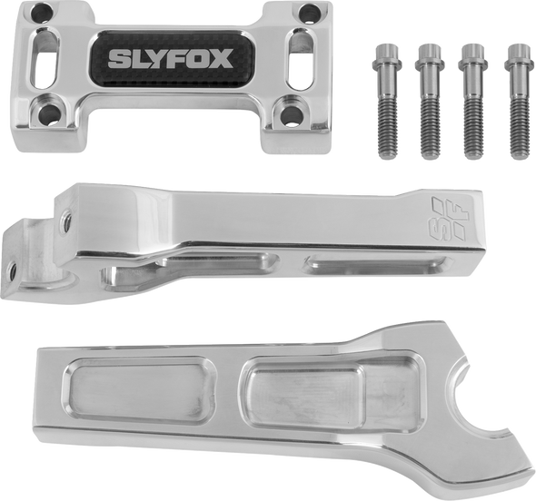 Slyfox Riser 6" Straight Raw 1" Clamp Sf-1001-06-R