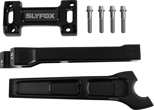 Slyfox Riser 8" Straight Black 1 1/8" Clamp Sf-1003-08-B