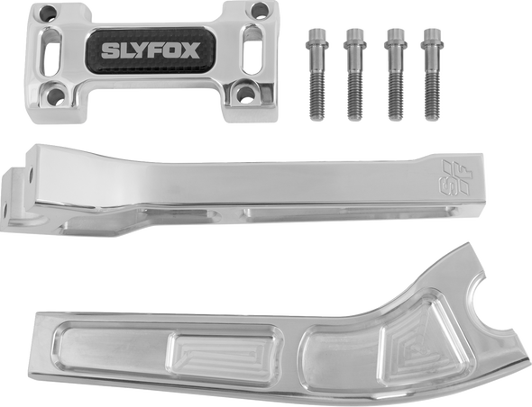 Slyfox Riser 8" Pullback Raw 1" Clamp Sf-1002-08-R