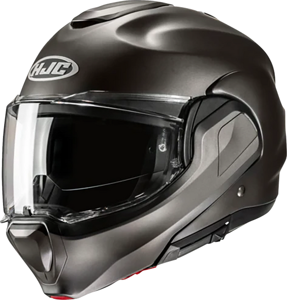Hjc Helmet F100 Solid Sf Titanium Lg Eh06Nus6Sftv
