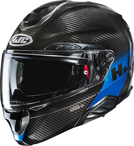 Hjc Helmet Rpha 91 Carbon Elig Mc2 Md Eb19Nus5202V