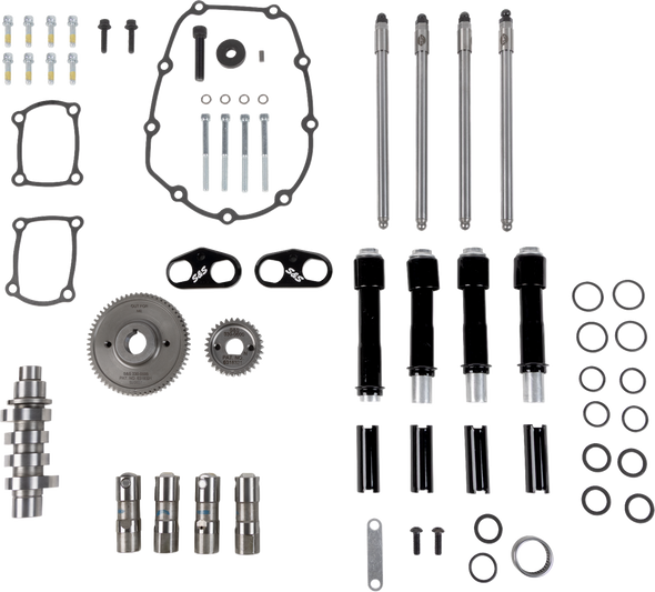 S&S Cycle Kit Camshaft 496 Gear Black Pr Tube M8 W/O Vvt 2017-25 310-1412