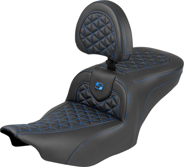 Saddlemen Seat Roadsofa Sr Br Blu Stitch 823-07-210B1