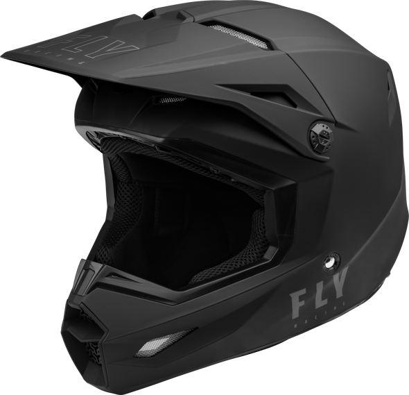Fly Racing Kinetic Lite Helmet Solid Matte Black Md 73-3473M