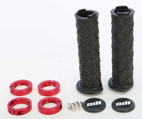 Odi Atv X-Treme Lockon Grip Black/Red J30Xtb-R