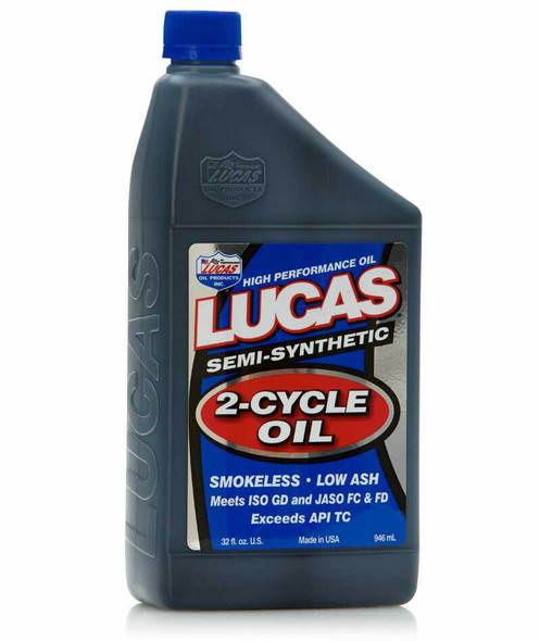 Lucas Semi-Synthetic Oil 2T 1Qt 10110