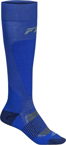 Fly Racing Snow Midweight Wool Sock Blue Sm/Md 350-0575S
