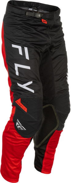 Fly Racing Kinetic Mesh Center Pants Black/White/Red Sz 30 379-32630
