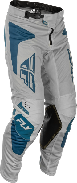 Fly Racing Kinetic Mesh Sym Pants Grey/Blue Sz 30 379-32230