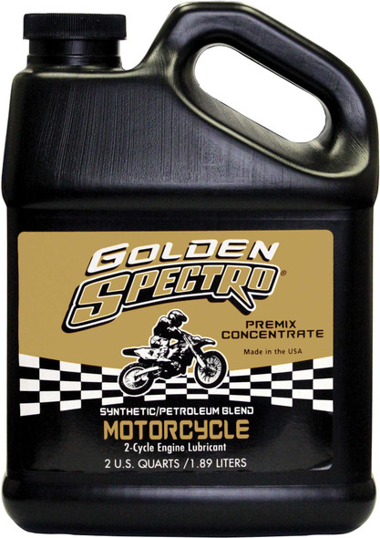 Spectro Golden Spectro Semi-Syn Oil 2T 64Oz Premix 310335