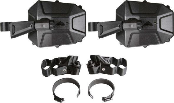 Atv Tek Elite Series 1 Side Mirrors Profit & Round Tube Emirkit-Es1
