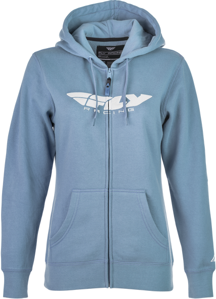 Fly Racing Women'S Fly Corporate Zip Up Light Blue Md 358-0063M