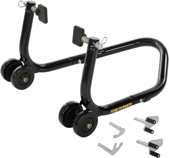 Fire Power Front/Rear Paddock Stand Black 56-08200