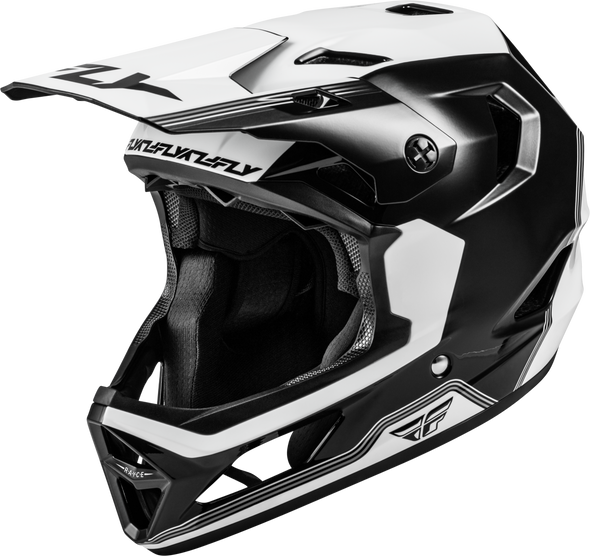 Fly Racing Rayce Repeat Bicycle Helmet Black/White Xl 73-3620X