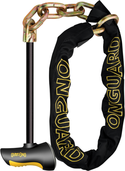 Onguard Beast 8017Lpt Chain Lock With X2 Steel Rod Lock 4.5Ft 45008017Lpt