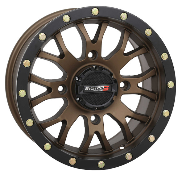 System 3 St3 Wheel 14X7 5+2 (+30Mm) 4/137 Matte Bronze/Black 14S3-1237