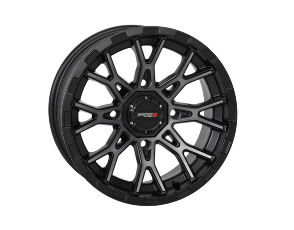 System 3 St6 Wheel 14X7 4+3 (+10Mm) 4/156 Matte Dark Tint 14S3-6155
