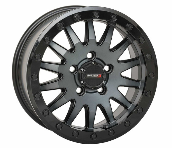 System 3 Sb8 Wheel 15X7 5+2 (+38Mm) 5/4.5 Matte Brushed Grey 15S3-8644