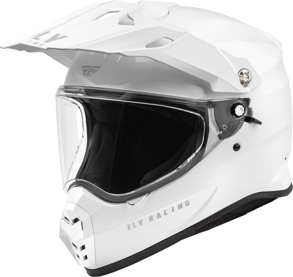 Fly Racing Trekker Solid Helmet White Lg F73-7037L