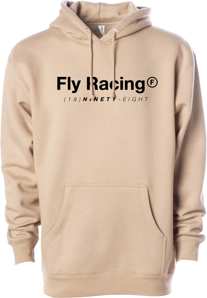 Fly Racing Fly Trademark Hoodie Sandstone Md 354-0303M