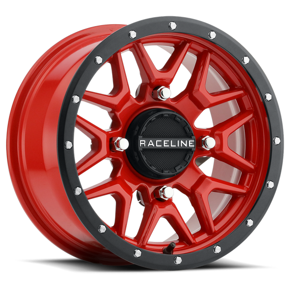 Raceline Krank Wheel 14X7 4/137 5+2 (+10Mm) Blk/Red A94R-47037+10