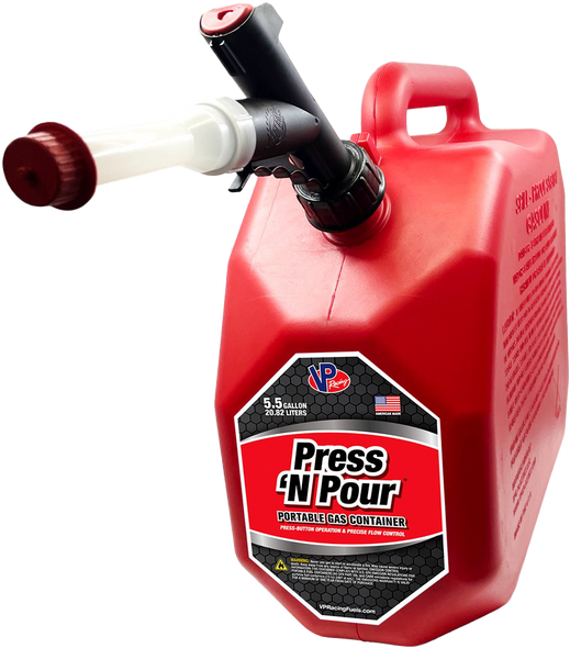 Vp Racing Press 'N Pour Gas Can 5.5 Gal 3839