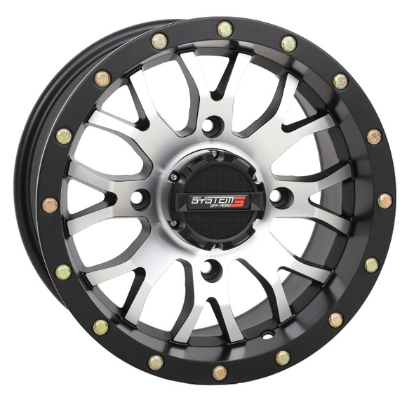 System 3 St3 Wheel 14X7 5+2 (+30Mm) 4/110 Matte Machined/Black 14S3-1010