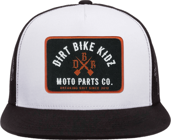 Dbk Mp Trucker 2Fifty Snapback White/Black Hat-Mptrk-Wht-2Fifty