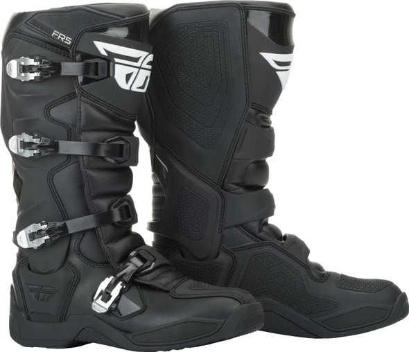 Fly Racing Fr5 Boots Black Sz 08 364-70008