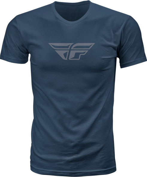 Fly Racing Fly F-Wing Tee Midnight Navy/Grey Lg 352-0611L
