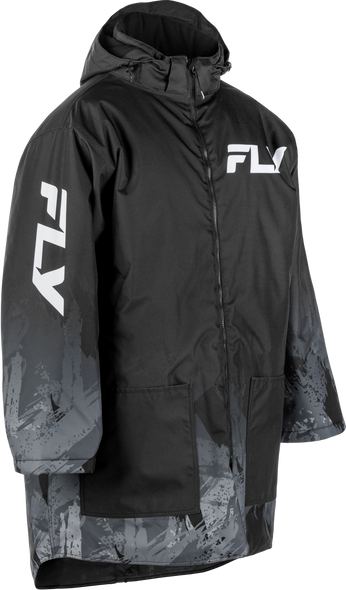Fly Racing Pit Coat Black S/M 470-4053S