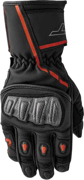 Rst S1 Glove Blk/Red Leather Md 103650Red-09