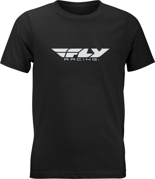 Fly Racing Youth Fly Corporate Tee Black Ys 352-0664Ys