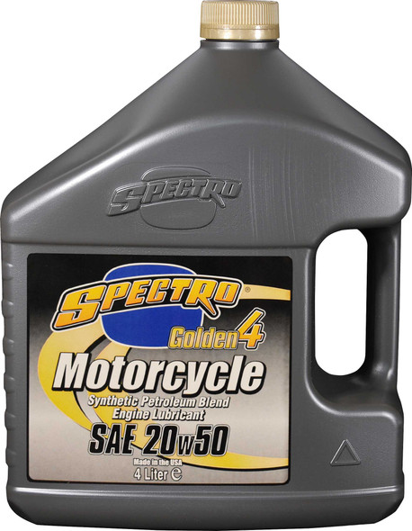 Spectro Golden M/C Semi- Syn Oil 4T 20W50 4L 310351