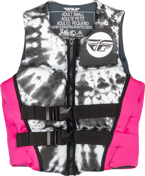 Fly Racing Wmn'S Neoprene Flotation Vest Neon Pink/White/Black Sm 221-30422S