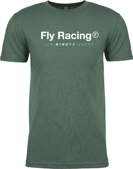 Fly Racing Fly Trademark Tee Forest Green Heather Xl 354-0315X