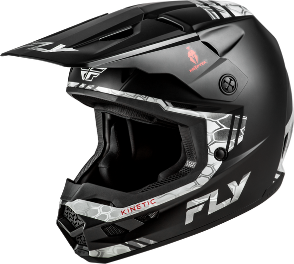 Fly Racing Kinetic Verdict Kryptek Helmet Black/Grey Md 73-8728M