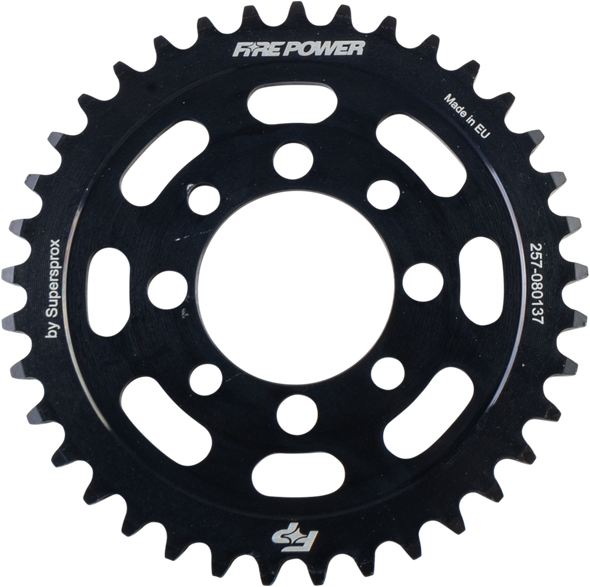 Fire Power Rear Sprocket Steel 37T Blk Fps-801-37-Blk