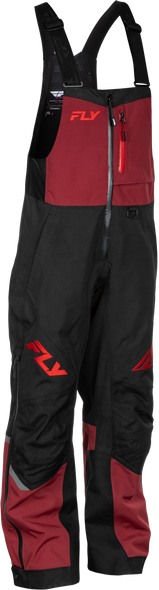 Fly Racing Women'S Carbon Bibs Merlot/Red Xl 470-5214Xl