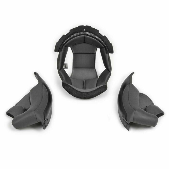 Scorpion Exo Exo-R320 Kwikwick 2 Grey Snaps Liner/Cheek Pad Kit Md 32-610-04