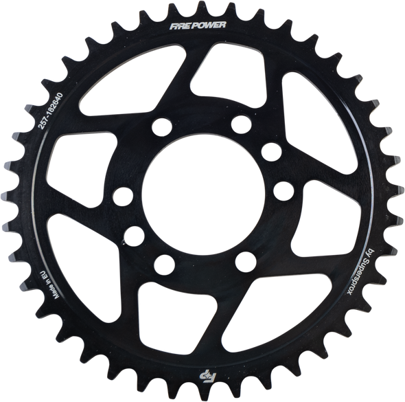 Fire Power Rear Sprocket Steel 40T Blk Fps-1826-40-Blk