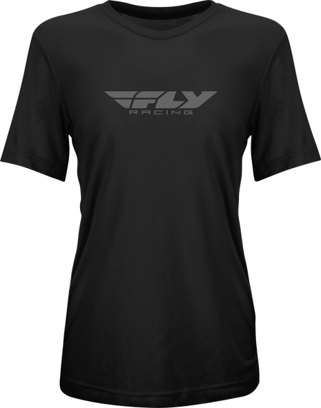 Fly Racing Women'S Fly Origin Corp Tee Black/Grey Sm 356-0100S