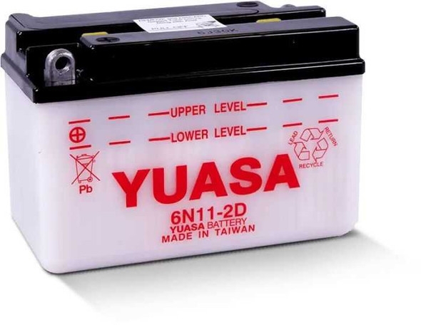 Yuasa Battery Conventional 6N11-2D 6 Volt Battery Yuam26112
