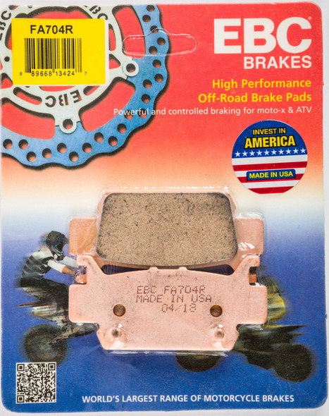 Ebc Brake Pads Fa704R Sintered R Series Fa704R